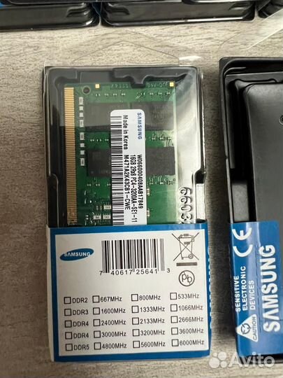 Samsung 32Гб (16Gb + 16Gb) DDR4 PC4 3200 Mhz новая