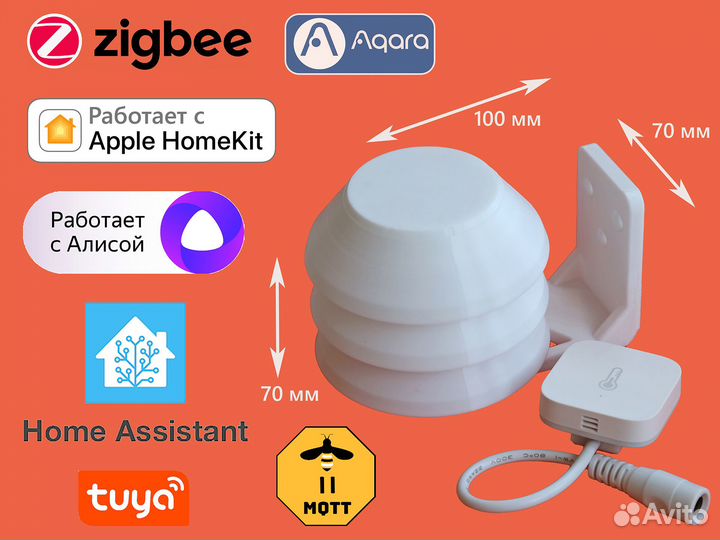 Уличная Zigbee метеостанция на базе датчика Aqara