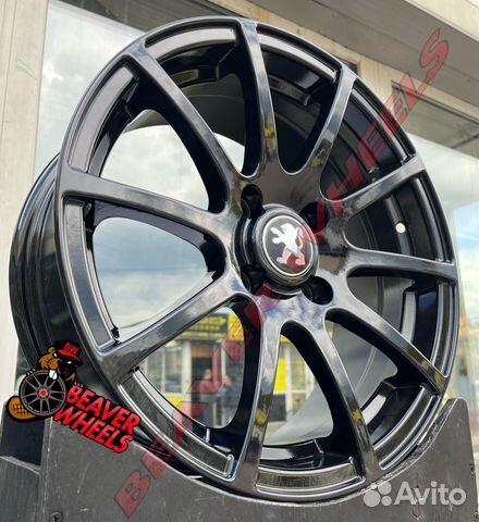 Диски R16 4x108 Peugeot Full Black купить в Москве | Авито