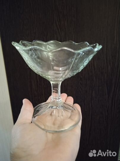 Конфетница - креманка. СССР. Стекло. Неман