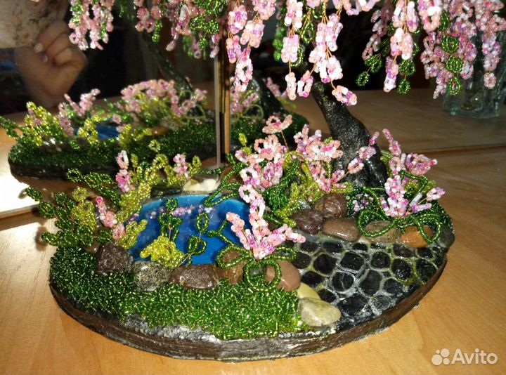 Сакура из бисера