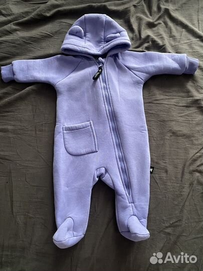 Комбинезон футер с начесом 68-74