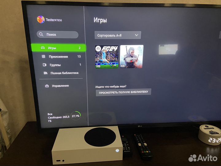 Xbox series s с 2 геймпадами