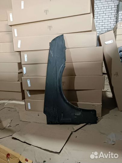 Крыло ваз 2109 2108 неокрашенный черный грунт