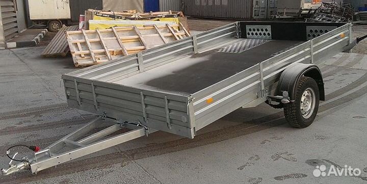 Прицеп 17.025 с крышкой из пластика Н1500мм