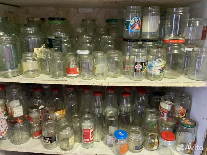 Банки стеклянные разные