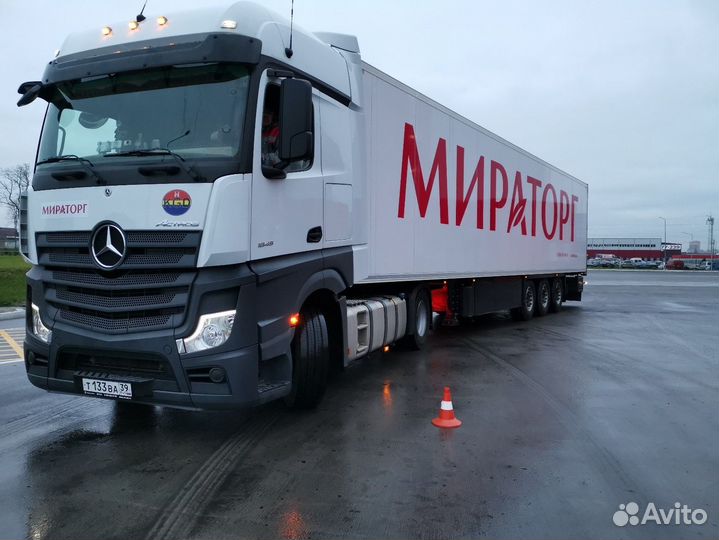 Водитель категории Е на рефрижератор