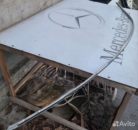 Хром молдинг рамки стекла R Mercedes C205 купе