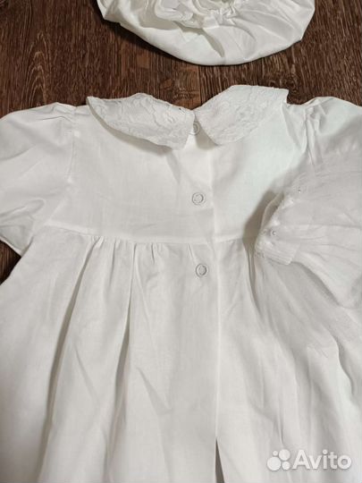 Крестильный набор для девочки 62-68р