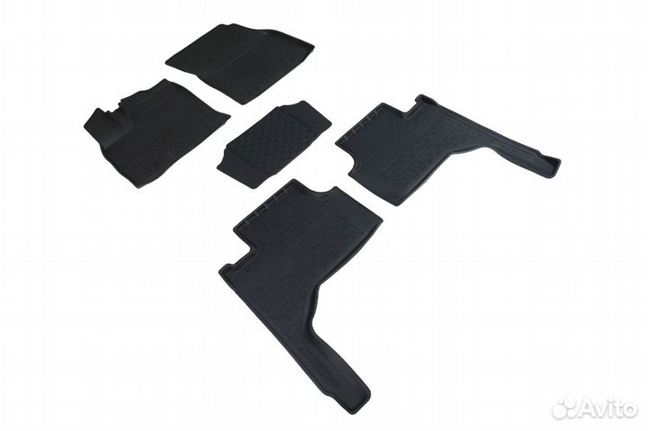 Коврики в салон Toyota Land Cruiser (2021-2022)