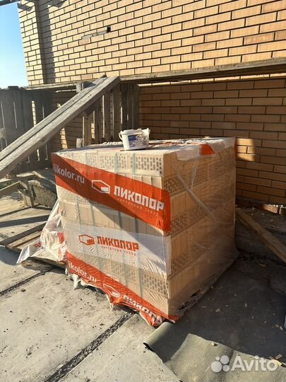 Кирпич соломенный лицевой