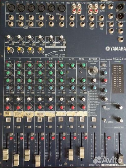 Микшерный пульт yamaha MG 124