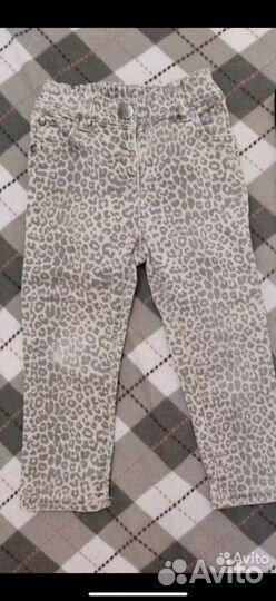 Леопардовые джинсы next