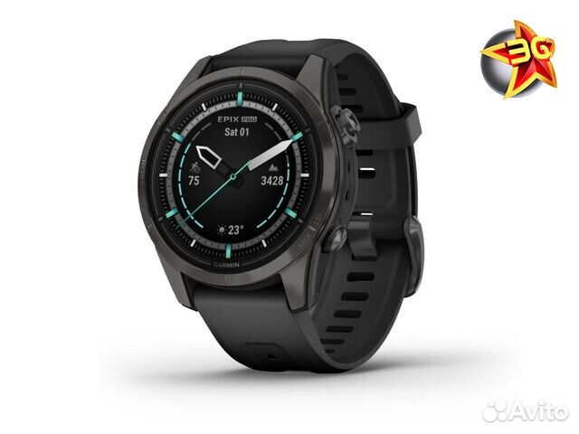 Часы Garmin epix Pro (Gen 2) Sapphire 42 mm Carbon