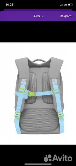 Рюкзак школьный новый, с ортопедической спинкой
