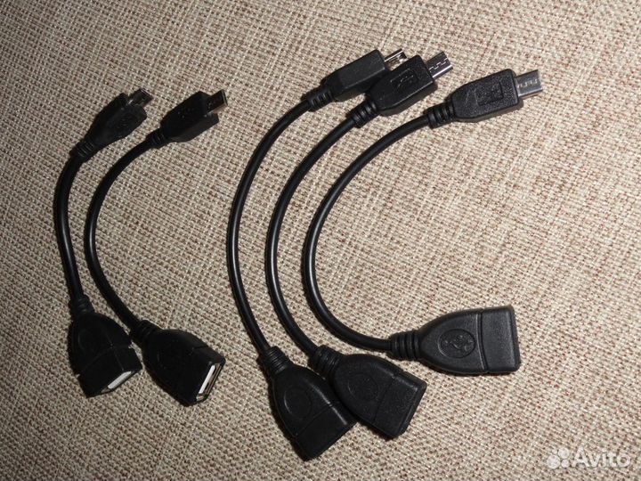 Кабель OTG micro USB - USB