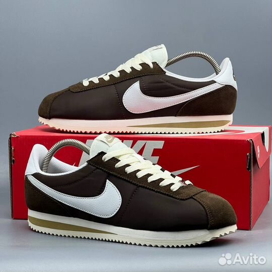 Кроссовки nike cortez brown