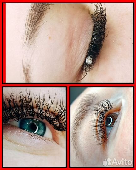 Наращивание ресниц, кислотные дачи, на дому