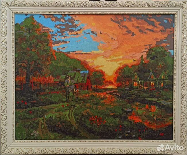 Готовая картина по номерам