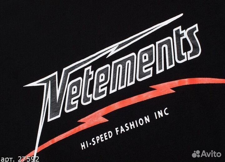 Футболка Vetements Черная