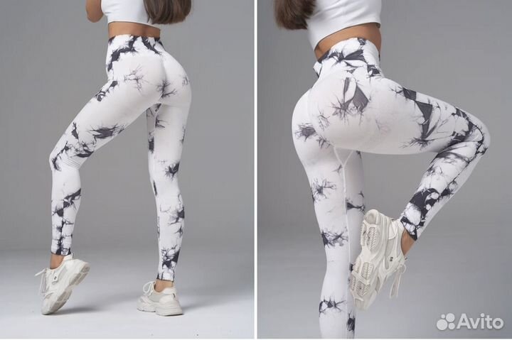 Лосины мраморные оптом