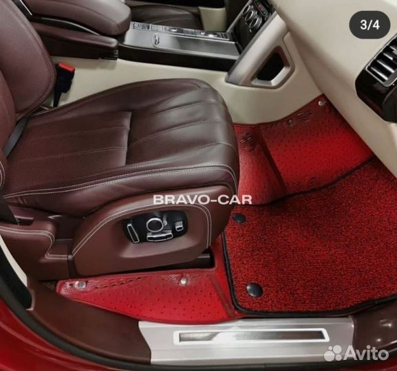 Автоковрики люкс из экокожи на Toyota Succeed