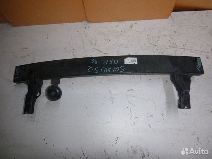 Усилитель переднего бампера hyundai solaris 2017