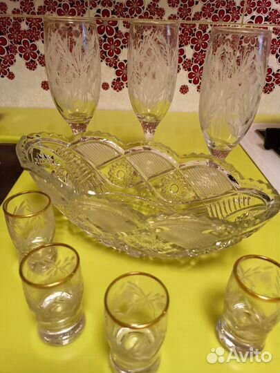 Набор -хрусталь для застолья