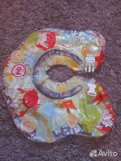 Ванночка для купания игрушки и круг на шею