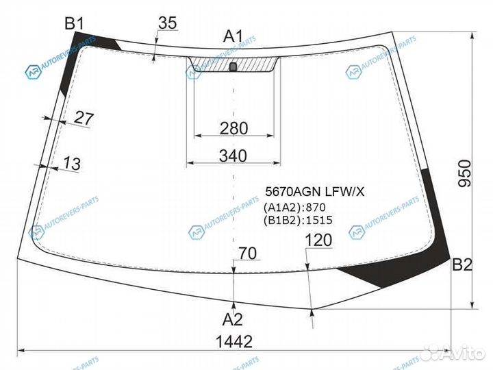 5670AGN lfwx Стекло лобовое mitsubishi lancer 45D