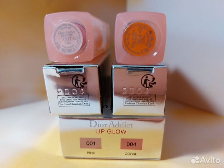 Бальзам для губ Dior addict lip glow набор 2 в 1