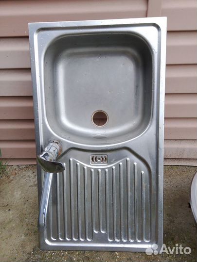 Мойка для кухни накладная из нержавейки