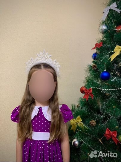 Ободок снежинка
