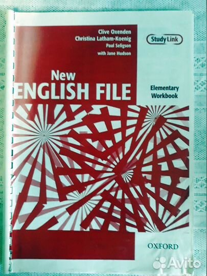 New English File Elementary, учебник, словарь