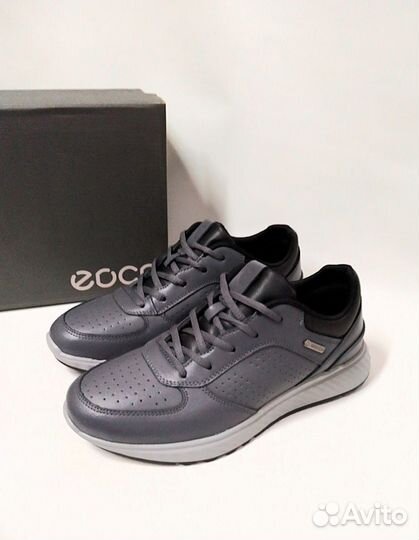 Кроссовки ecco натуральная кожа артикул 570 серый