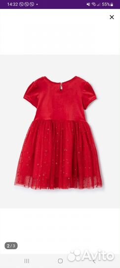 Платье для девочки 80 и 98 размер