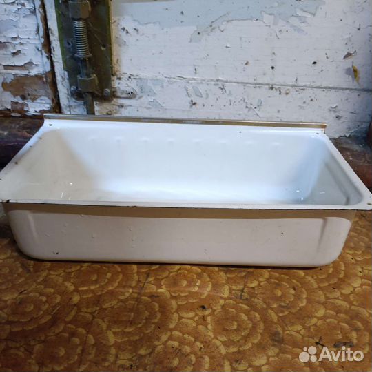 Эмалированный ящик для фруктов холодильник ЗИЛ