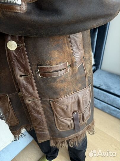 Дубленка мужская натуральная кожа и мех