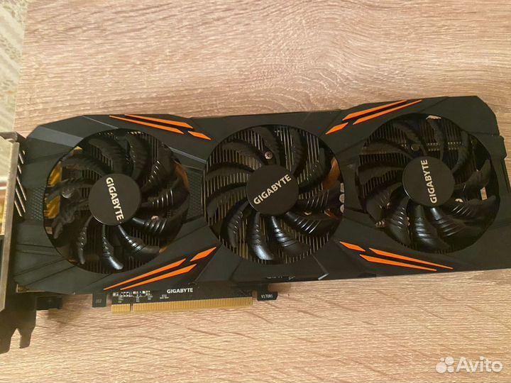 Видеокарта GTX 1070 ti gigabyte