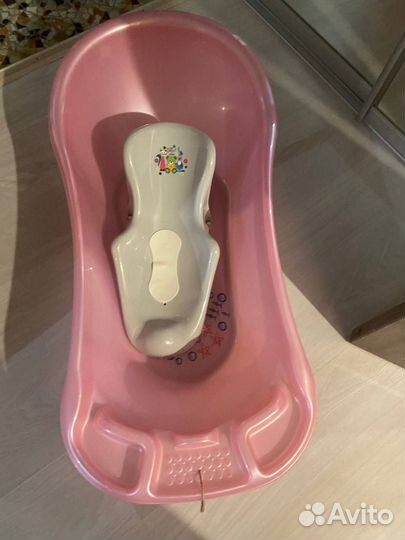 Ванночка для купания с горкой