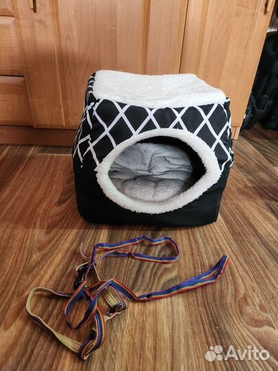 Домик лежанка для кошки или собачки, б/у