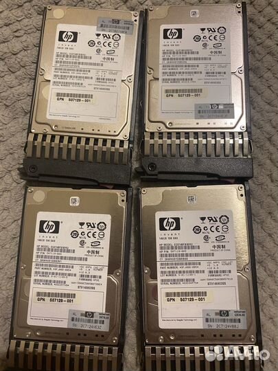 Серверный б.у: hdd диск hp 146gb 10k sas б/у