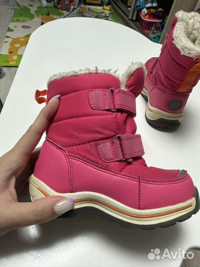 Ботинки зимние для девочки Lassie, б/у, размер 24