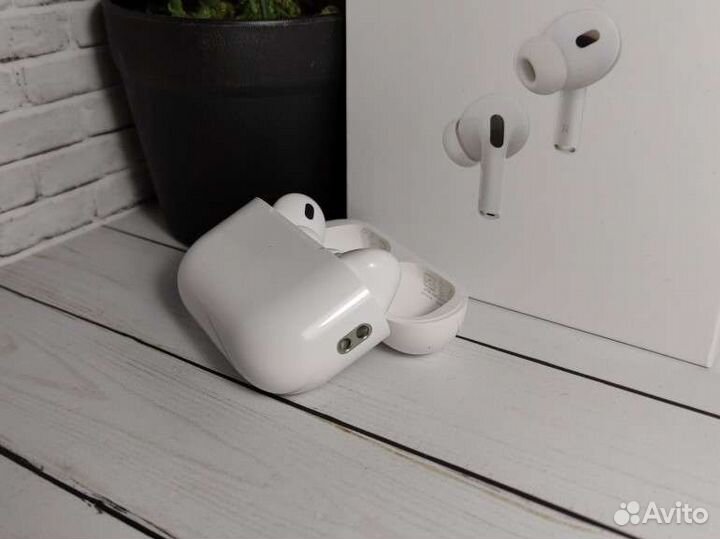 Airpods pro 2 Lux с шумом +чехол в подарок