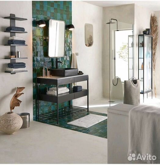 Зеркало наклонное хромированное la redoute