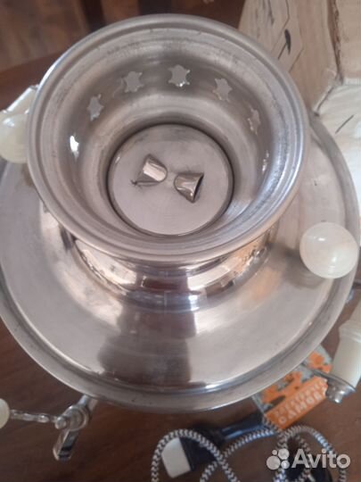 Самовар Тульский латунный новый винтаж СССР