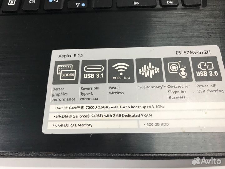 Acer aspire E5-576G
