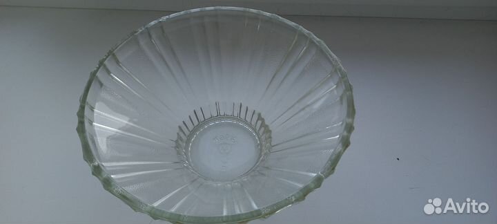 Ваза для фруктов стекло СССР