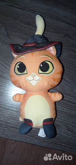 Игрушка в кружке магнит Кот в сапогах, Барсик