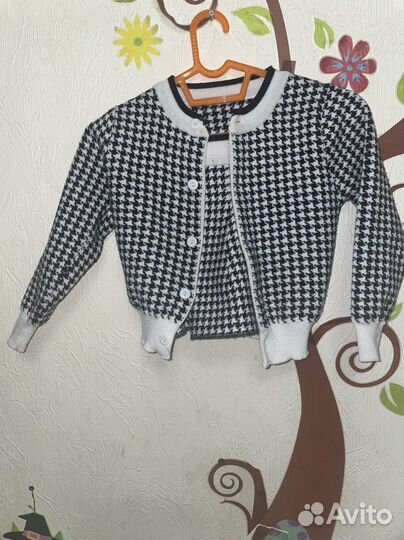 Костюм с юбкой для девочки